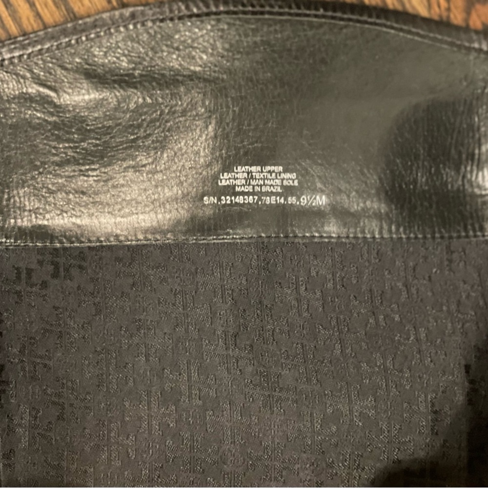 Tory Burch Black Leather Riding Boots - Picture 8 of 9